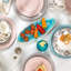 Peacock Crackle-Glazed Appetizer Platter-49493850