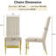 Chaise parsons Melachroini