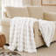 Jeté en fausse fourrure, couverture en fourrure de lapin pour lit, canapé, couverture en peluche vison super doux-113850188-119611834
