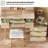 7-Drawer Vanity Desk With LED Mirror & Carved Details, Fluted Makeup Table With Metal Legs And PU Stool, Carved Dressing Table With Jewelry Storage For Bedroom