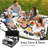 Botho Waterproof Insect Indoor/Outdoor Black/White 8X10 Area Rugs -Reversible/Lightweight Patio Deck Rug Portable Carpet for Backyard Camping Rv-1779549575