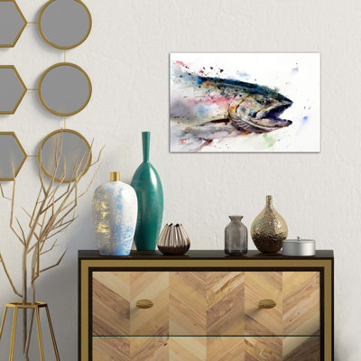 Fish II by Dean Crouser - Wrapped Canvas Painting