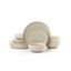 Waterside 12pc 2 Tone Matt & Shiny Stoneware Dinner Set-1647849376