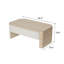 Table basse à plateau relevable, bureau moderne en bois avec rangement caché-129505334