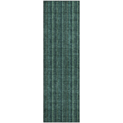 Premium Machine Washable Prisco Teal Rug