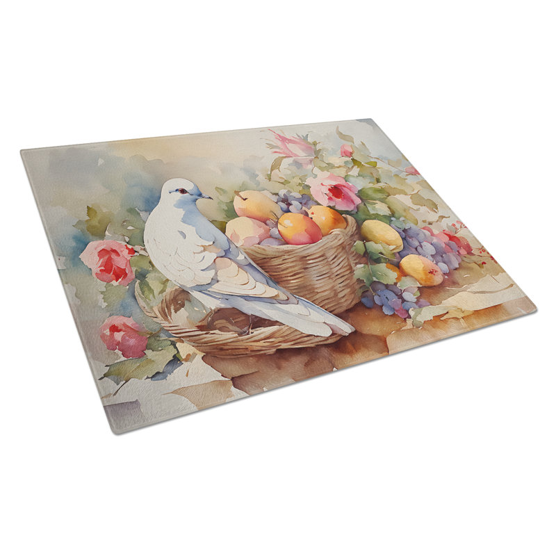 Dove Glass Cutting Board