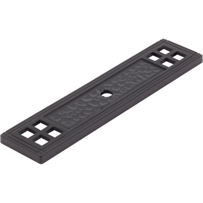 Arts And Crafts Traditional Knob Backplate