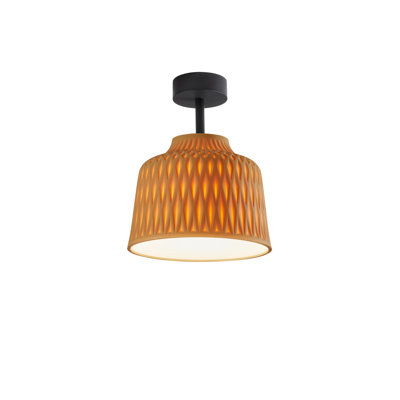 11.81'' W 1 - Bulb Outdoor Semi Flush Mount
