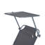 Chaise longue d'extérieur, chaise longue pliante réglable-1322323542