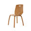 Chaise d'appoint en bois massif Cathryne