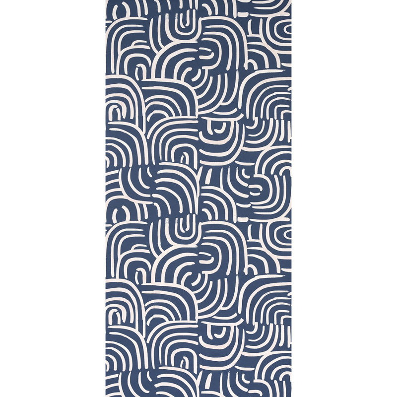 Schumacher x Backdrop New Beat Wallpaper, Dark Blue