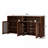 63" Mid Century Modern Rattan Sideboard Buffet Cabinet With Storage-840914742