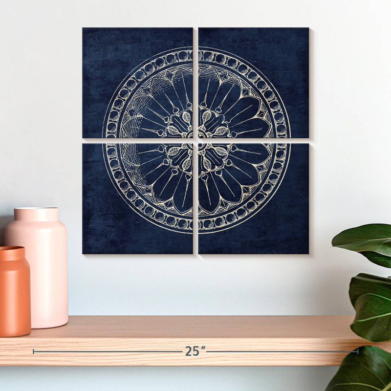 Lilie Rosette I Indigo