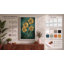 Golden Flowers in Bloom Botanical - Wrapped Canvas-1191301810-1191301820