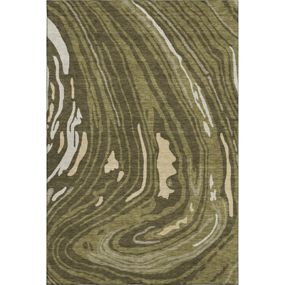 Premium Machine Washable Cossette AMF1051 Swirls Rug