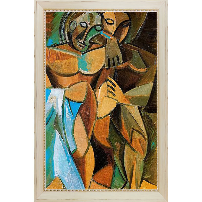 «Friendship» par Pablo Picasso, peinture sur toile à cadre flottant, H 40,5 po x l 28,5 po, Constantine