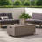 40" Outdoor 40,000 BTU Rectangular Mgo Concrete Propane Fire Pit,Tank Cover Not Included-571691565