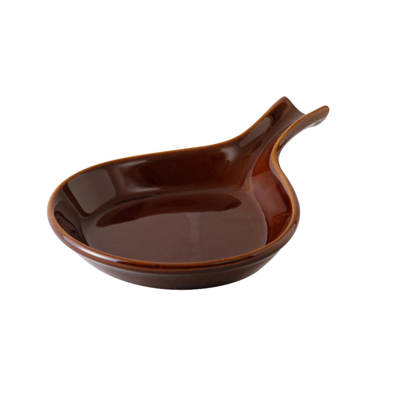 Tuxton Duratux Ceramic Platter, Caramel