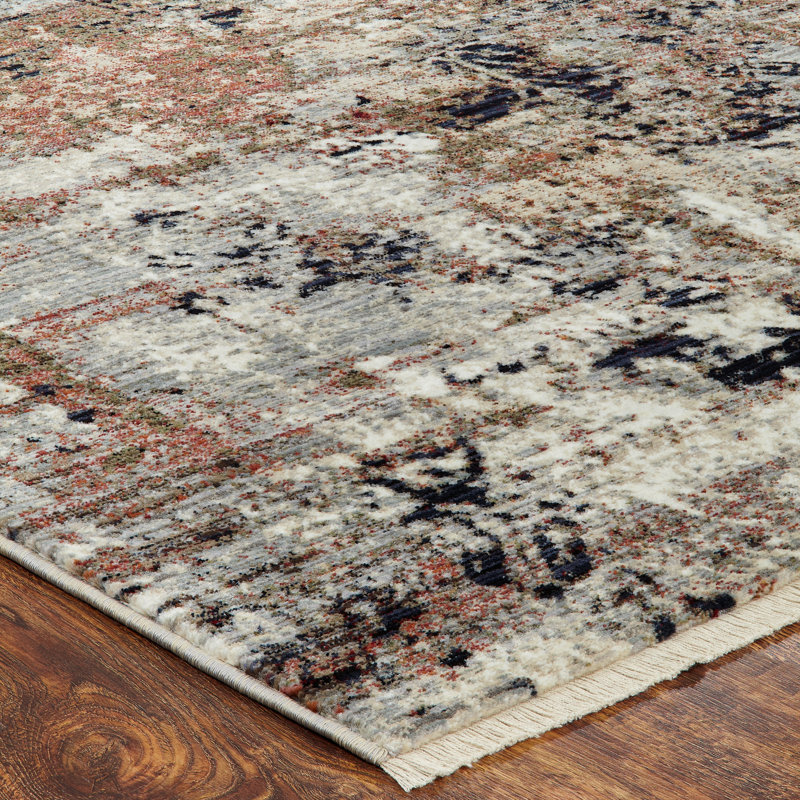 Lightner Abstract Indoor Rug, Rectangle 2'6" x 3'8"