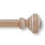 Ensemble de tringle à rideau 1 1/8 po de diamètre avec embouts de porte de porche et tringle ajustable murale en acier Mode Farmhouse Collection-66939716-66939717