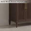 Meuble-lavabo autoportant 60 po avec lavabo blanc Carrara 60 po, texture cannelée, entièrement assemblé-458312702