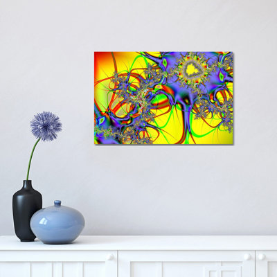 Sunflower 1 Piece Wrapped Canvas Wall Art