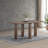Coral Modern 5-Piece Solid Wood Dining Room Set With Sculpted Column Legs And Upholstered Chairs-74516654-81944789