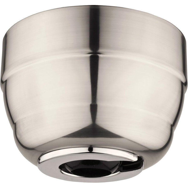 Ventilateur de plafond en nickel brossé
