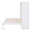 Lit escamotable double pleine grandeur, blanc-1355732957-1355732958