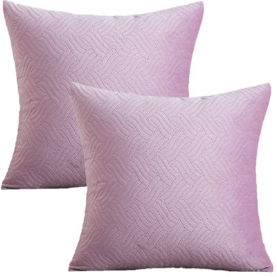 Geometric Velvet Reversible Pillow Cover