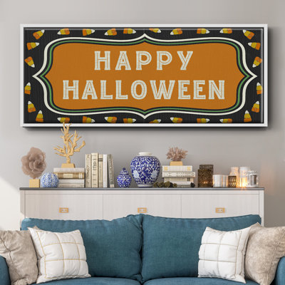 Happy Hallowween - toile encadrée