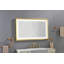 Miroir de salle de bain à DEL avec cadre en aluminium, miroir de meuble-lavabo mural, antibuée, mémoire, 3 couleurs, gradation continue-1527872147-1527872159