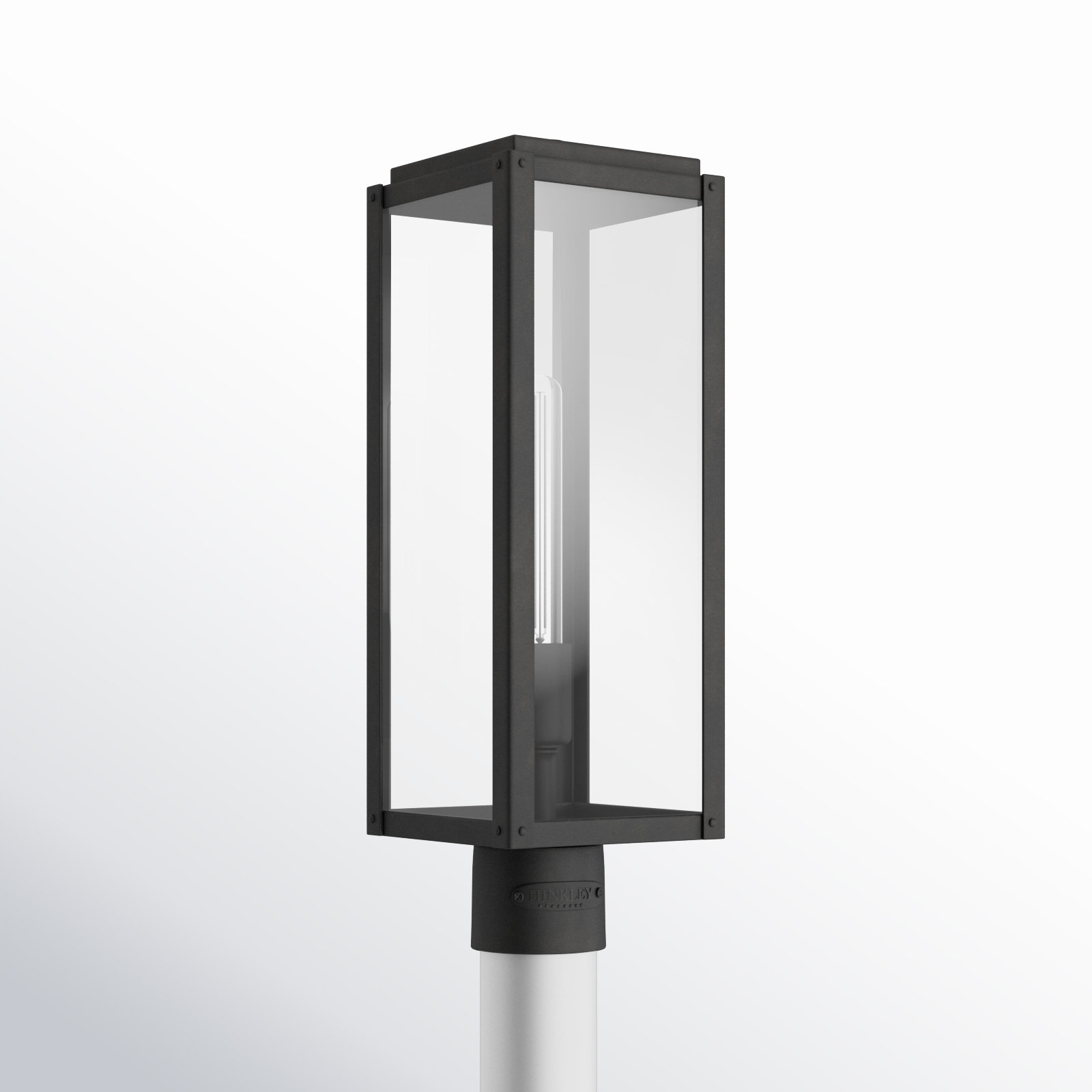 Caliana Outdoor Lantern Head, Black, 18.5" H x 6" W x 6" D