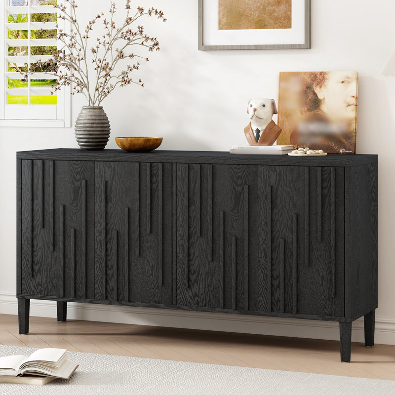 Buffet with Storage, Black