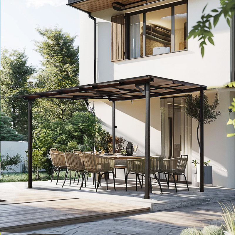Pavillon de jardin pergola extérieur 10 'x 10', L 120 po x P 120 po