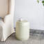 Tabouret d'appoint avec motif rayé