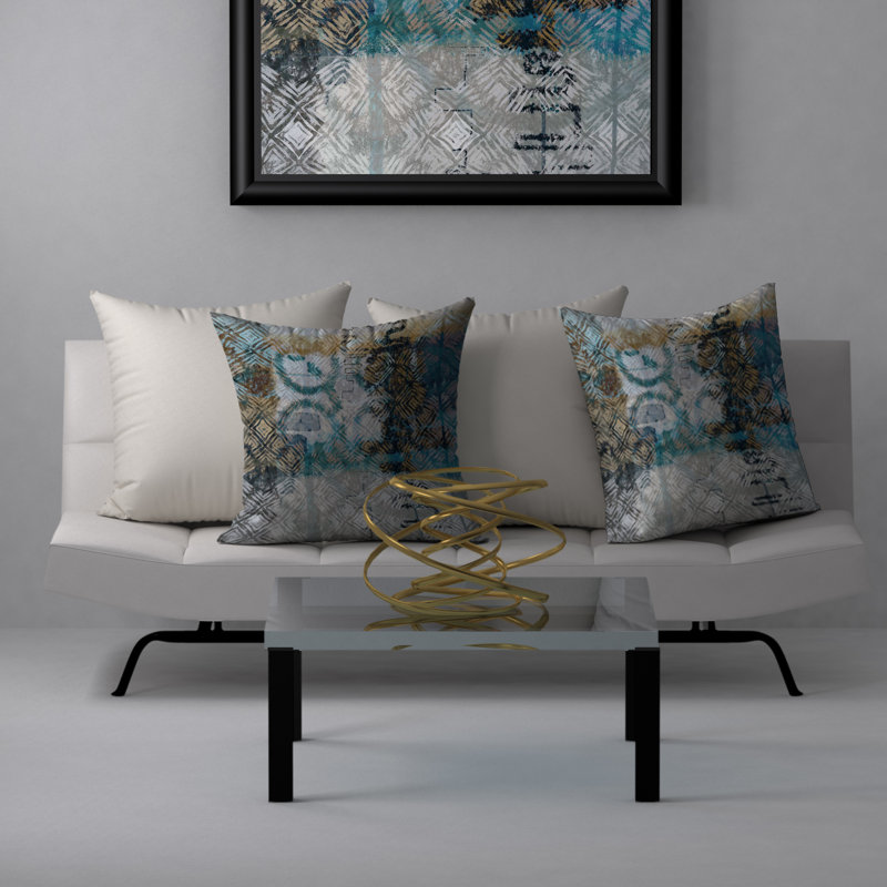 Housse de coussin carrée/insert, 20 po x 20 po