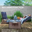 Wicker Outdoor Lounge Chair-916837921-916837927