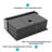 27 Gunmetal Black Farmhouse Sink - 27*21*10 Inch Kitchen Sink Stainless Steel 16 Gauge Apron Front Kitchen Sink