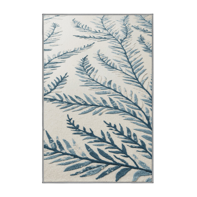 Tapis gris lavable à la machine, Rectangulaire 8 pi x 10 pi