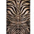 Poway Animal Print Dark Brown/Beige Area Rug-367174446