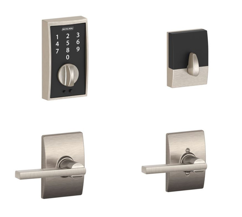 Levier de porte électronique Latitude avec rosette Century