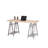Cayuga Adjustable Solid Wood Top Standing Desk
