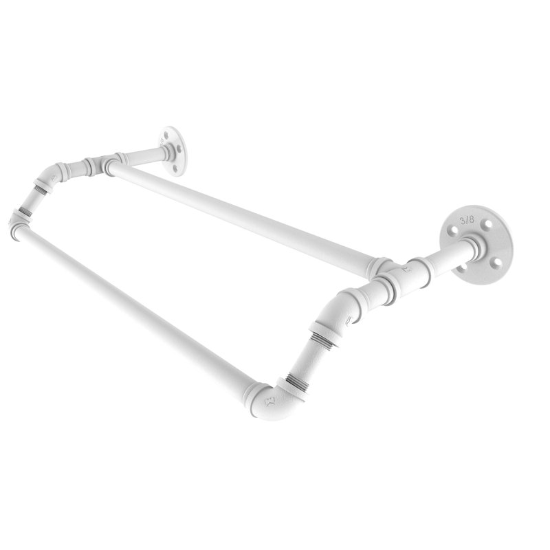 Barre à serviettes murale 30" Bayer, Blanc mat