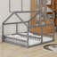 Lit plateforme House, deux lits partagés-300761355