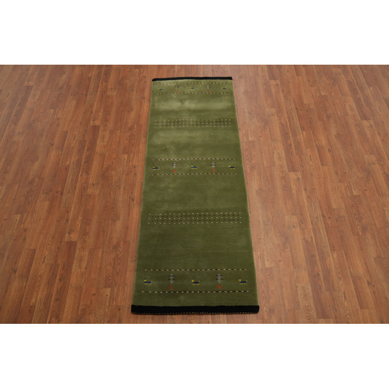 Tapis oriental vert Tribal