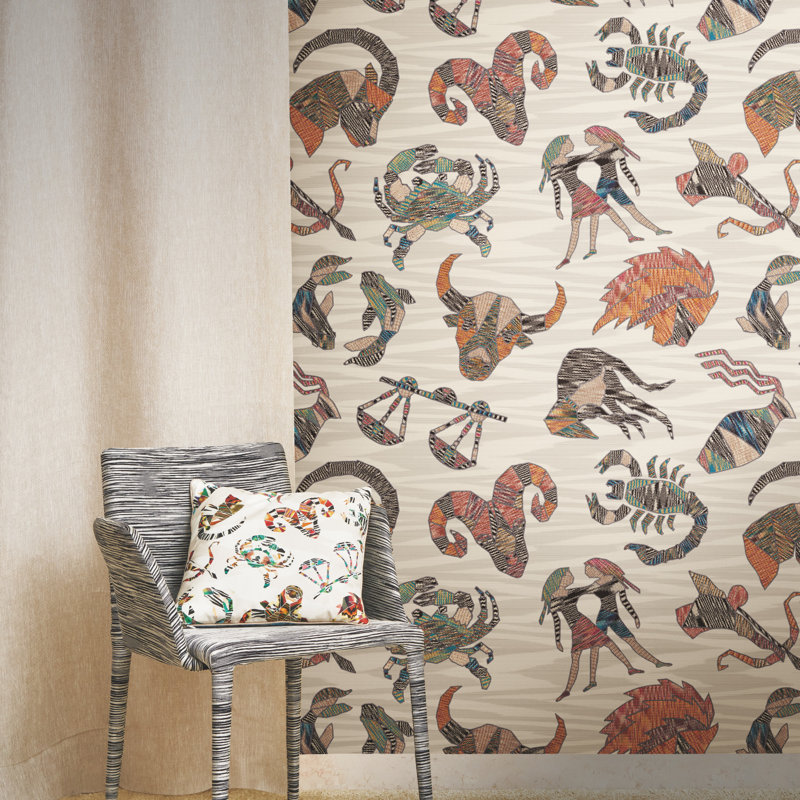 Rouleau double 4 constellations Missoni, gris