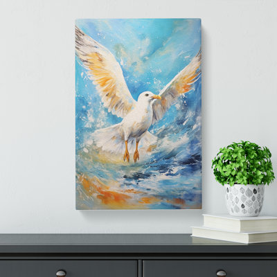 Seagull Expressionism No.2 - No Frame Print