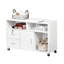 Bureau d'imprimante avec bureau à roulettes, roulettes verrouillables