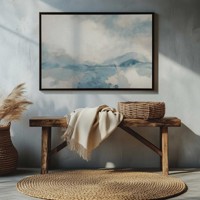 Imprimé roulé «Misty Blue Reflections»